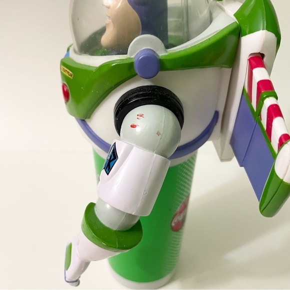 Buzz Lightyear Souvenir Cup Straw Disneyland Toy Story 2 Space Ranger - Picture 5 of 16